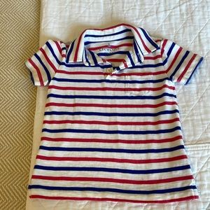 Crewcuts striped collared shirt